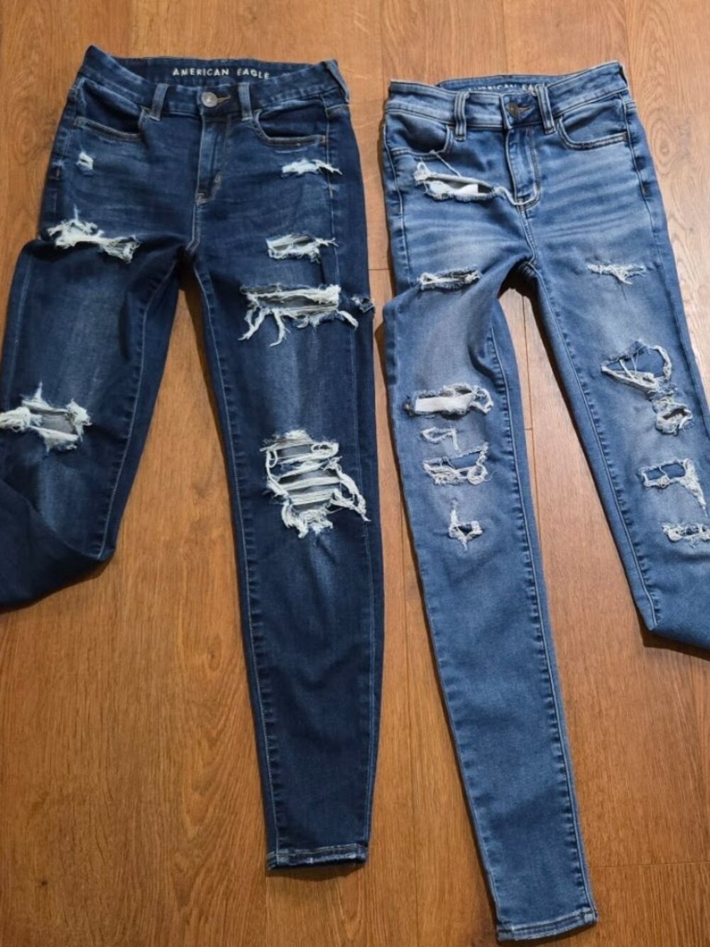 Lot of 2 American Eagle Outfitters Women's Stretch Jeans Size 0